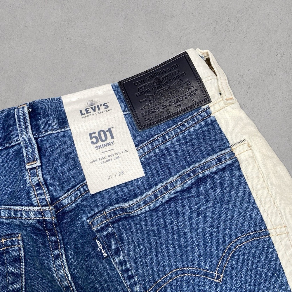 Levi's Made & Crafted Women's 501 Skinny Selvedge Jeans 27x28 NWT - Picture 8 of 11